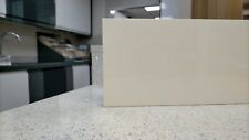 2x Cream Gloss MDF Plinth Kickboard 2000x150x18mm Kitchen-4000mm Total