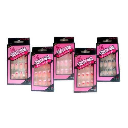 Party nails press - press, on