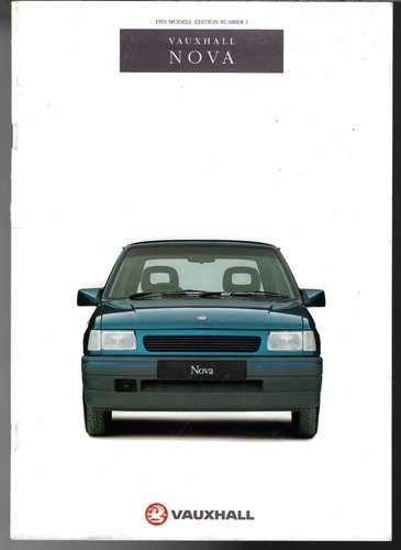 Vauxhall nova 1992 - vauxhall, 1992-93