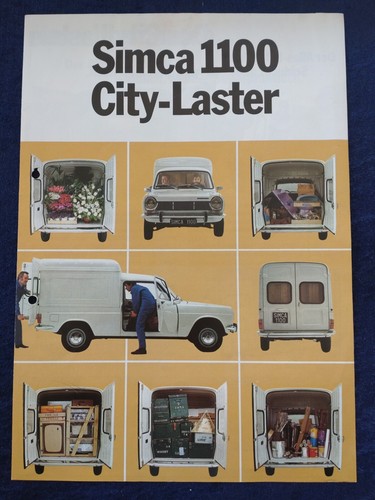 Simca 1100 city truck - city, brochure