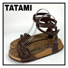 Tatami Adria Birkenstock Comfort Sandals Ankle Strap Dark Brown 25Cm Unisex