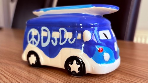 Camper van ceramic - vw, money