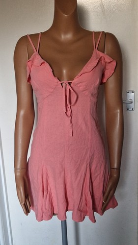 Zara summer dress salmon pink - dress,