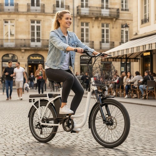 Electric scooter with built - electric, built-in