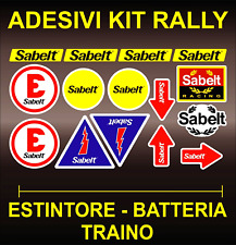 Stickers stickers SABELT RALLY KIT | SPARCO CARARO WRC TOYOTA RENAULT FORD OMP