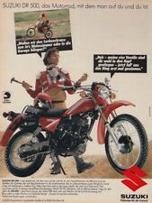 Suzuki DR 500 Advertising Advertisement Original Advertising 1981