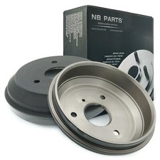 2x Rear Brake Drum for Smart 450 451 452 Fortwo Cabrio Coupe Roadster Cross