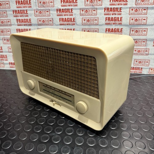 White bakelite vintage - bakelite, valve