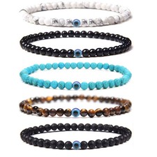 Men Evil Eye Bracelet Natural