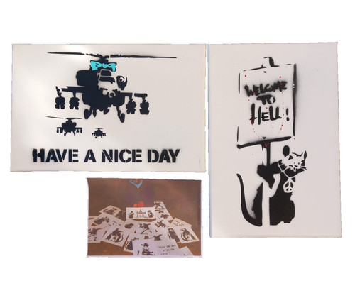 Banksy canvas set - , woh