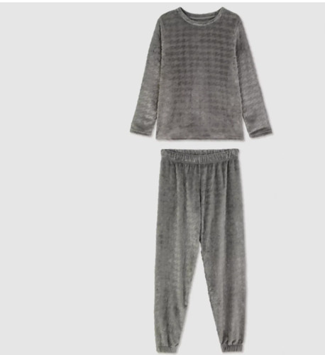 Primark grey patterned - patterned, fleece