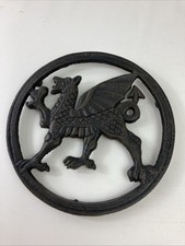 Welsh Dragon Cast Iron Trivet