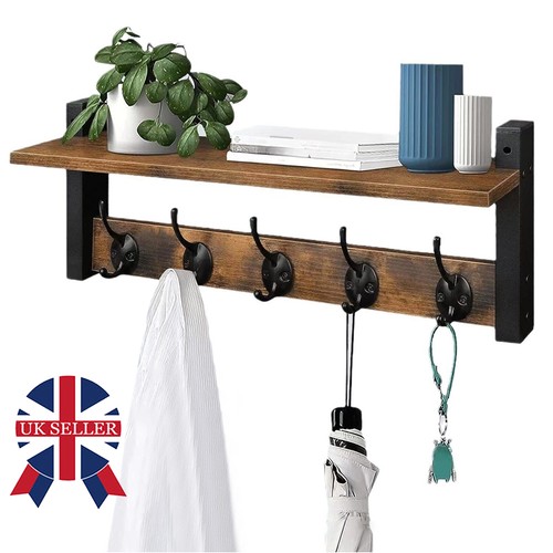 Coat rack with shelf wall - rack,