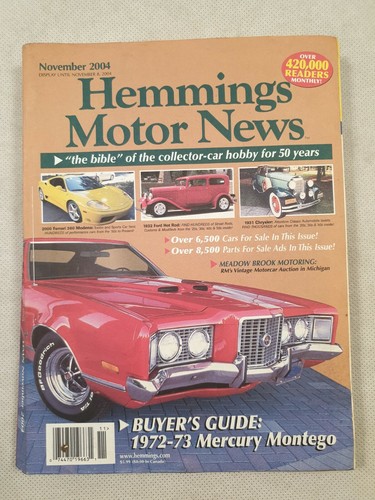 Hemmings motor news - news, november