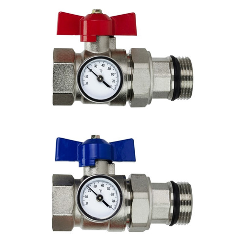 Manifold ball valves with - valves,