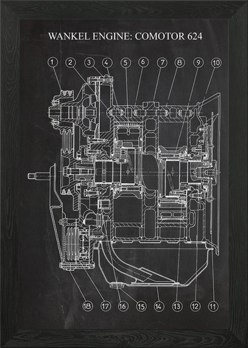Wankel engine comotor 624 - wankel,
