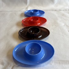 Vintage 1970s Plastic Egg Cups
