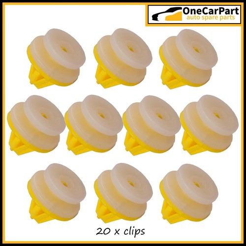 20x yellow clips - yellow, for