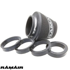Ramair Multifit Universal Induction Cone Air Filter  90MM ID Reducing Rings Inc