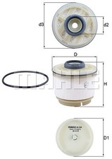 Fuel filter for FIAT ISUZU LEXUS MITSUBISHI TOYOTA:KB,SW4,L200,KB II,IS II