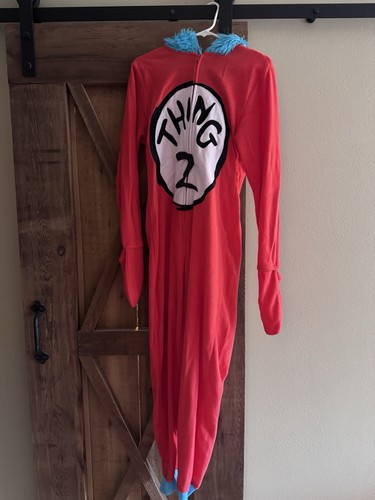 Adult sized seuss - m, red