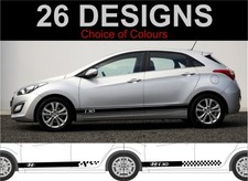 fits hyundai i30 side stripes decals graphics stickers hyundai stickers badge