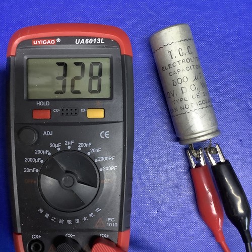 Tcc 500uf 12v vintage - tcc,