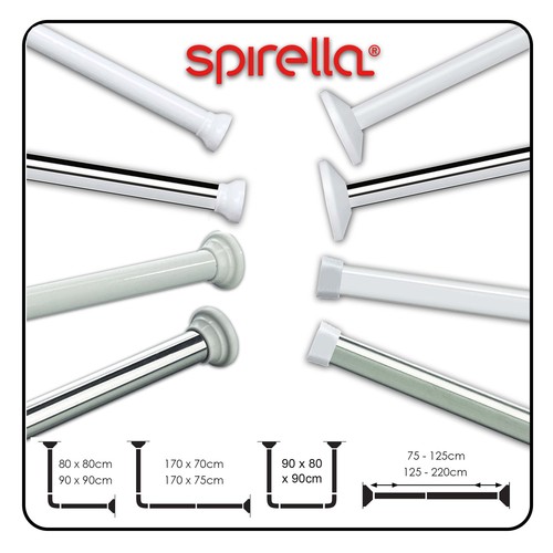 Shower curtain rail rod - shower,