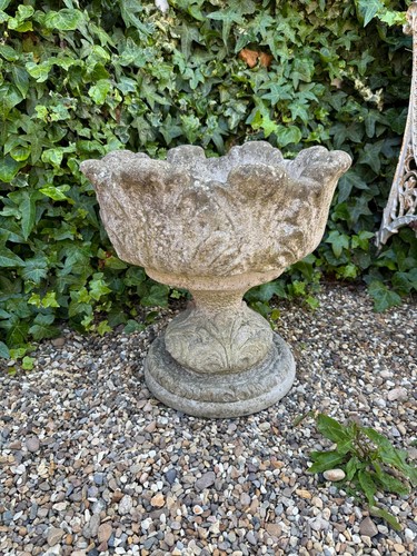 Weathered cast stone garden - weathered,