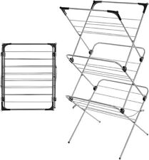 3 Tier Clothes Dryer Airer Foldable Laundry Rack Washing Line 14m Drying Horse