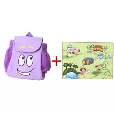 Dora The Explorer Purple Backpack With Map Rescue Bag Kids Children School
