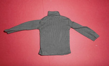 1/6 scale WW2 German Dark Grey Roll Neck Jumper for 12" toy figures