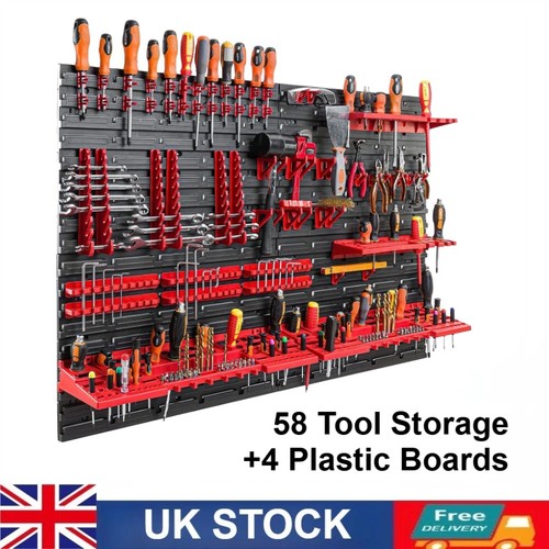Wall mounted tool storage - wall, peg