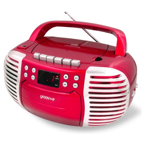 Groov retro boombox portable - groov-e,
