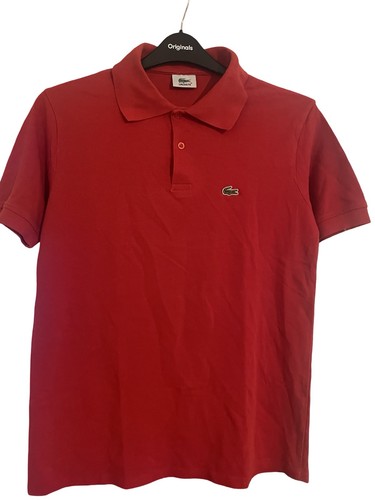 Lacoste men red solid - men's,