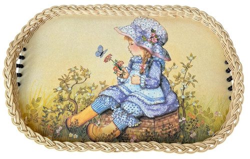 Vintage tray holly hobby - tray.,