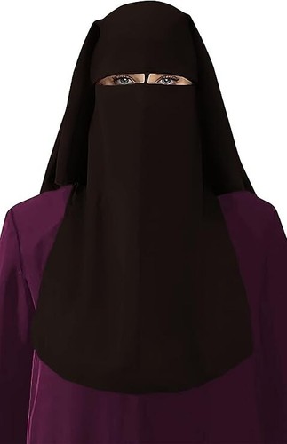 Long saudi niqab nikab - xl,