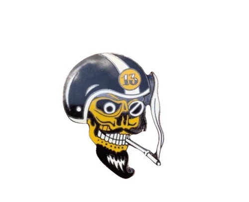 Biker pin badge outlaw - pin, badge,