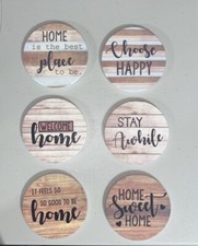 Panchh Collections Cup Coasters With Stand Set Of 6