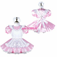 Sissy boy Maid Satin mini