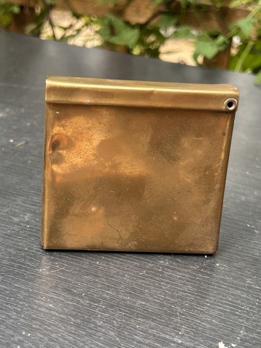Brass cigarette case - brass,