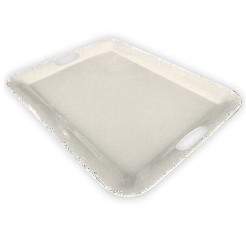 Rustic melamine tray cream - tray, 46