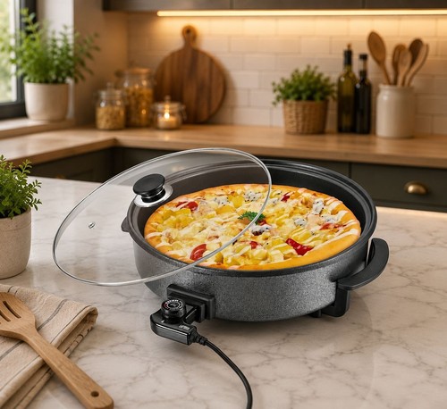 Multi cooker paella pizza pot - paella,