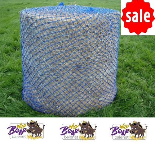 Round bale haynet wild boar - bale,