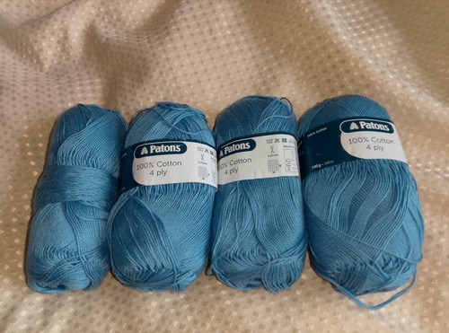 Patons cotton 4ply yarn x - cotton,