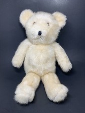 Alresford Crafts Teddy Bear Plush Blonde Beige Town Mill England 18" Vintage