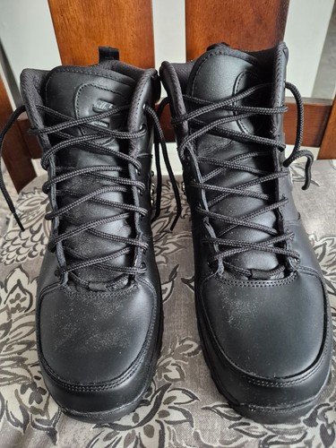 Nike boots black leather - nike, boots,