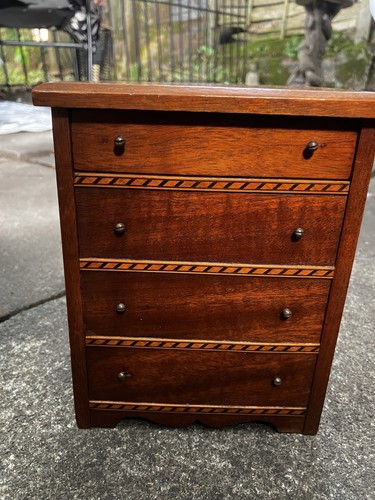Antique apprentice piece chest - antique,
