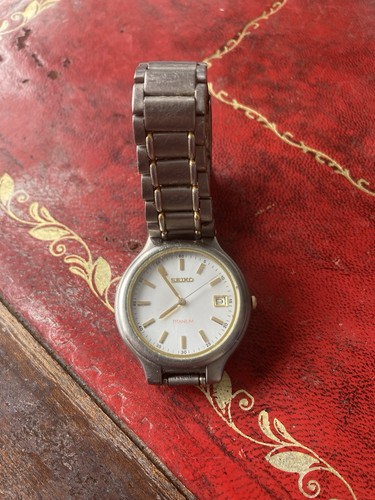 Seiko titanium 931074 men - seiko,