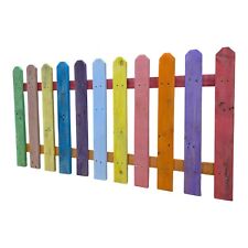 Multicoloured Rustic Wood Picket Fence Panels   FREE Local delivery